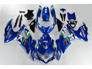 Affordable 2008-2010 Blue White Green Suzuki GSXR 600/750 Motorcycle Fairings Canada