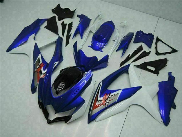 Affordable 2008-2010 Blue White Suzuki GSXR 600/750 ABS Fairing Kits Canada Affordable 2008-2010 Blue White Suzuki GSXR 600/750 ABS Fairing Kits Canada