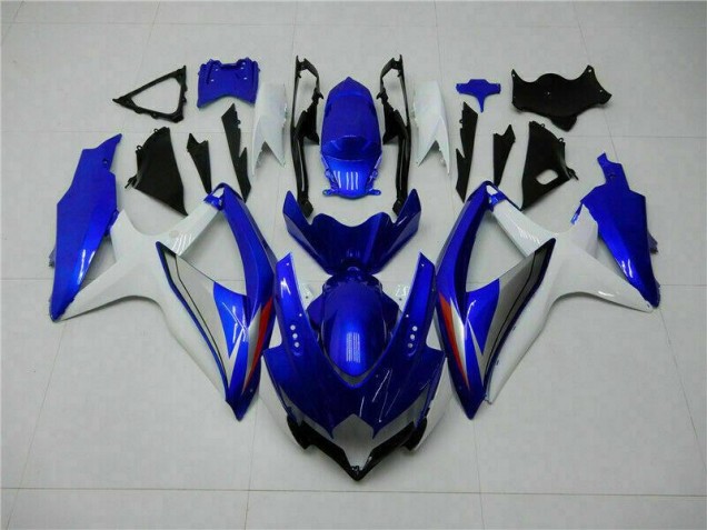 Affordable 2008-2010 Blue White Suzuki GSXR 600/750 Full Fairing Kit Canada Affordable 2008-2010 Blue White Suzuki GSXR 600/750 Full Fairing Kit Canada