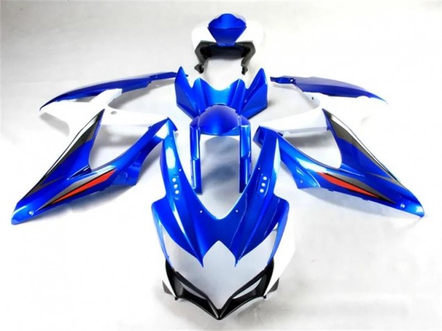 Affordable 2008-2010 Blue White Suzuki GSXR 600/750 Full Fairing Kits Canada Affordable 2008-2010 Blue White Suzuki GSXR 600/750 Full Fairing Kits Canada