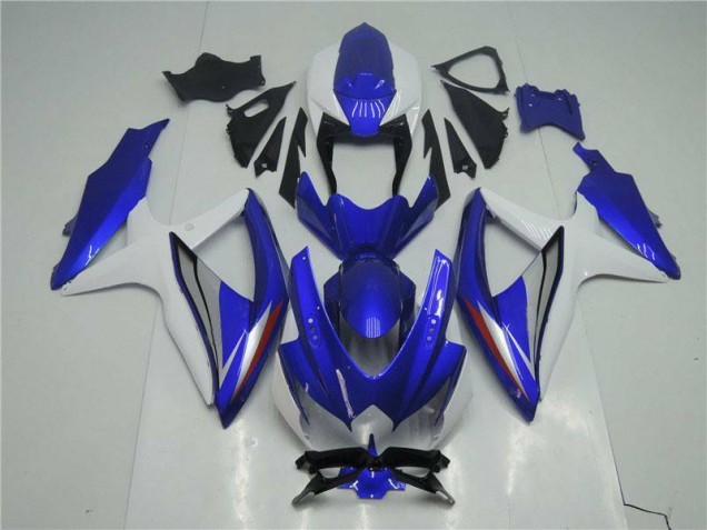 Affordable 2008-2010 Blue White Suzuki GSXR 600/750 Plastics Fairing Kits Canada Affordable 2008-2010 Blue White Suzuki GSXR 600/750 Plastics Fairing Kits Canada