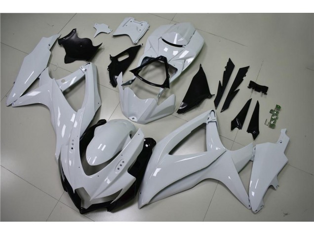 Affordable 2008-2010 Glossy White Suzuki GSXR 600/750 Motorcycle Fairings Canada Affordable 2008-2010 Glossy White Suzuki GSXR 600/750 Motorcycle Fairings Canada