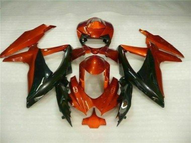 Affordable 2008-2010 Red Black Suzuki GSXR 600/750 Motorcycle Fairings Canada