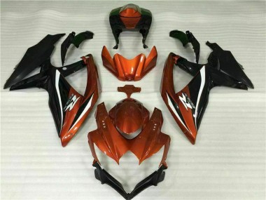 Affordable 2008-2010 Red Black Suzuki GSXR 600/750 Plastics Fairing Kits Canada