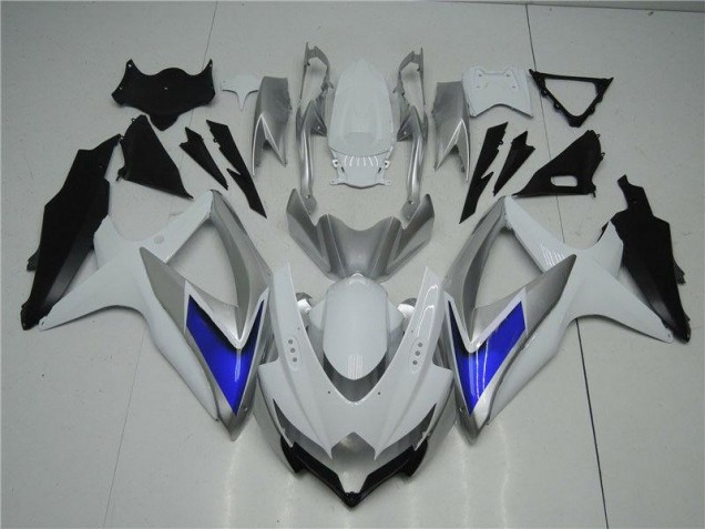 Affordable 2008-2010 White Silver Blue Suzuki GSXR 600/750 Motorcycle Fairings Canada Affordable 2008-2010 White Silver Blue Suzuki GSXR 600/750 Motorcycle Fairings Canada