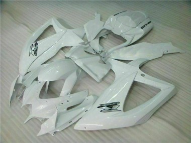 Affordable 2008-2010 White Suzuki GSXR 600/750 Motorcycle Fairings Canada