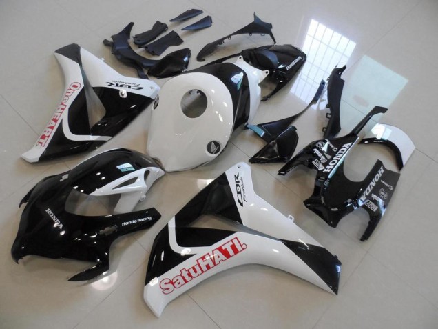 Affordable 2008-2011 Black White Satuhati Honda CBR1000RR Motorcycle Fairings Canada Affordable 2008-2011 Black White Satuhati Honda CBR1000RR Motorcycle Fairings Canada
