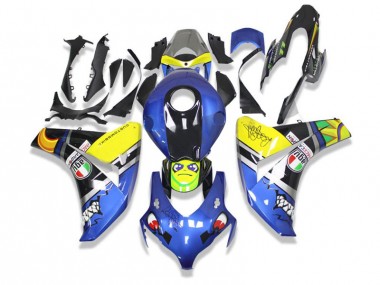 Affordable 2008-2011 Blue Shark Honda CBR1000RR Motorcycle Fairings Canada