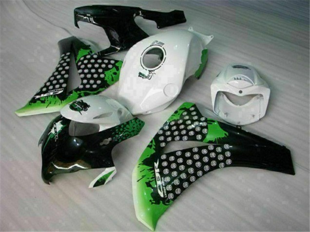 Affordable 2008-2011 Green White Honda CBR1000RR Motorcycle Fairings Canada Affordable 2008-2011 Green White Honda CBR1000RR Motorcycle Fairings Canada