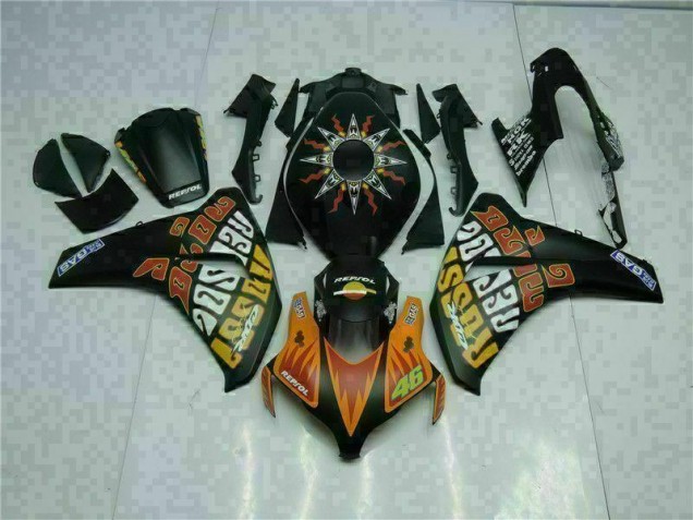 Affordable 2008-2011 Orange Black Honda CBR1000RR Motorcycle Fairings Canada Affordable 2008-2011 Orange Black Honda CBR1000RR Motorcycle Fairings Canada
