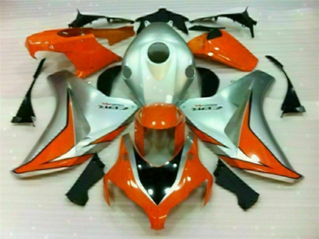 Affordable 2008-2011 Silver Orange Honda CBR1000RR Motorcycle Fairings Canada Affordable 2008-2011 Silver Orange Honda CBR1000RR Motorcycle Fairings Canada
