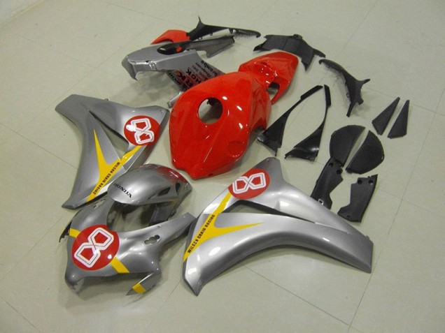 Affordable 2008-2011 Silver Red 8 Honda CBR1000RR Motorcycle Fairings Canada Affordable 2008-2011 Silver Red 8 Honda CBR1000RR Motorcycle Fairings Canada