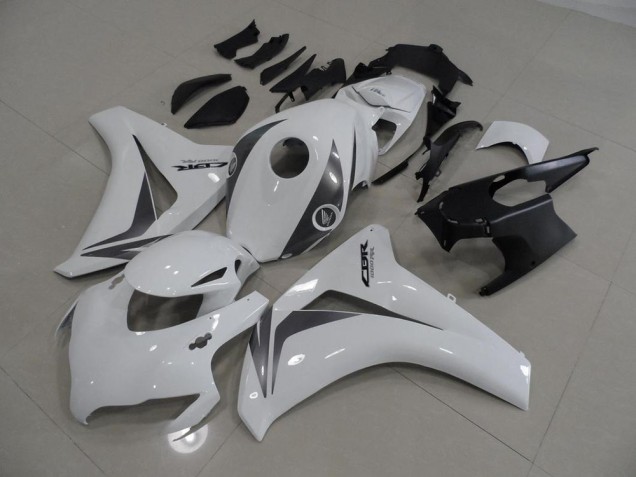 Affordable 2008-2011 White and Grey Honda CBR1000RR Motorcycle Fairings Canada Affordable 2008-2011 White and Grey Honda CBR1000RR Motorcycle Fairings Canada