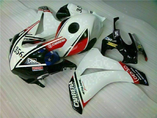 Affordable 2008-2011 White Black Honda CBR1000RR Complete Fairing Kit Canada Affordable 2008-2011 White Black Honda CBR1000RR Complete Fairing Kit Canada