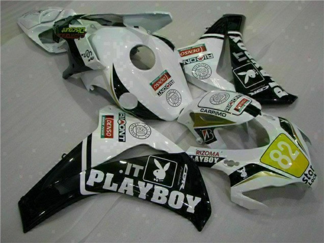 Affordable 2008-2011 White Black Honda CBR1000RR Injection Motorcycle Fairings Canada Affordable 2008-2011 White Black Honda CBR1000RR Injection Motorcycle Fairings Canada