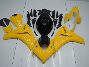 Affordable 2008-2011 Yellow and Black Honda CBR1000RR Motorcycle Fairings Canada