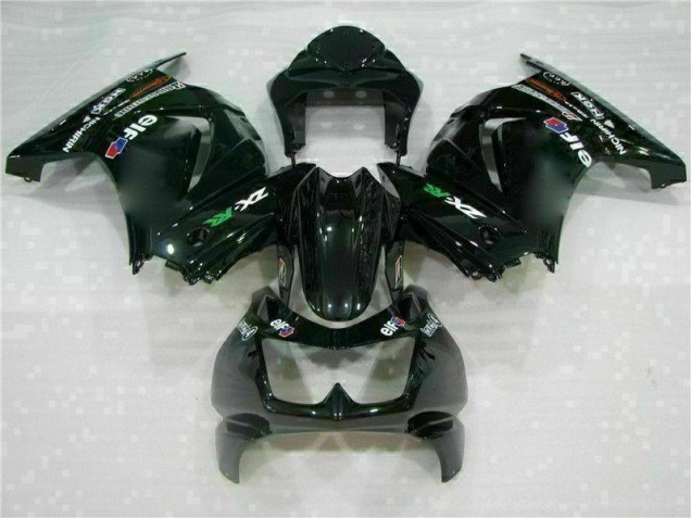 Affordable 2008-2012 Black Kawasaki Ninja EX250 Full Fairing Kit Canada