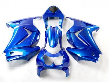 Affordable 2008-2012 Blue Kawasaki Ninja EX250 Plastic Full Fairing Kit Canada