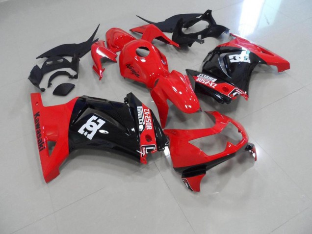 Affordable 2008-2012 Red Black Kawasaki Ninja ZX250R Motorcycle Fairings Canada Affordable 2008-2012 Red Black Kawasaki Ninja ZX250R Motorcycle Fairings Canada