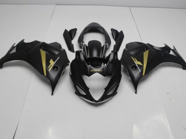 Affordable 2008-2013 Black Gold Suzuki GSX650F Motorcycle Fairings Canada