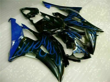 Affordable 2008-2016 Blue Flame Black Yamaha YZF R6 Motorcycle Fairings Canada