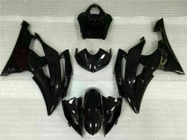 Affordable 2008-2016 Glossy Black Yamaha YZF R6 Motorcycle Fairings Canada