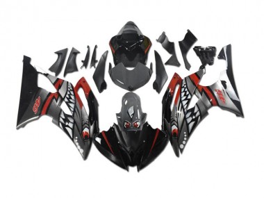 Affordable 2008-2016 Grey Red Shark Yamaha YZF R6 Motorcycle Fairings Canada