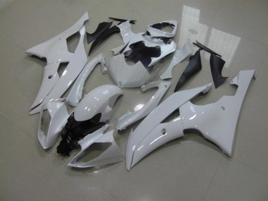 Affordable 2008-2016 Pearl White No Decals Yamaha YZF R6 Motorcycle Fairings Canada