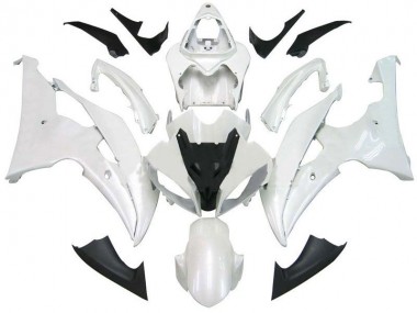 Affordable 2008-2016 Pearl White Yamaha YZF R6 Motorcycle Fairings & Bodywork Canada