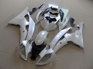 Affordable 2008-2016 Pearl White Yamaha YZF R6 Full Fairing Kit Canada