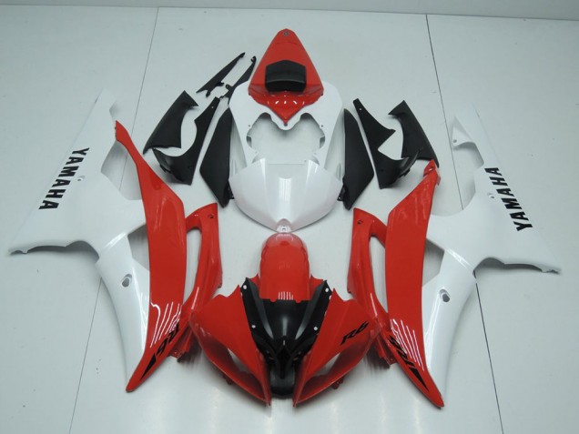 Affordable 2008-2016 Red and Pearl White Yamaha YZF R6 Motorcycle Fairings Canada Affordable 2008-2016 Red and Pearl White Yamaha YZF R6 Motorcycle Fairings Canada