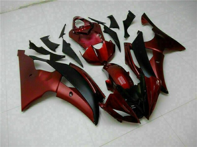 Affordable 2008-2016 Red Black Yamaha YZF R6 Fairing Kits Canada