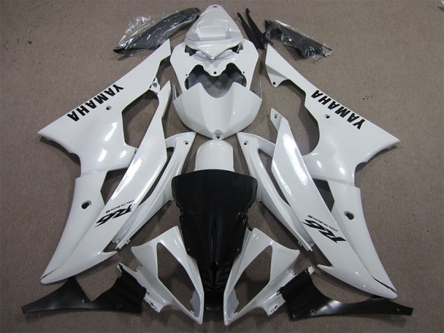 Affordable 2008-2016 White Black Decal Yamaha YZF R6 Motorcycle Fairings Canada