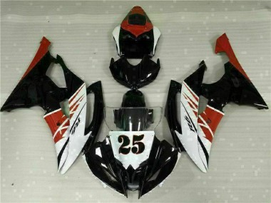 Affordable 2008-2016 White Black Yamaha YZF R6 Fairing Kit Canada