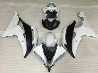 Affordable 2008-2016 White Black Yamaha YZF R6 Fairing Kits Canada