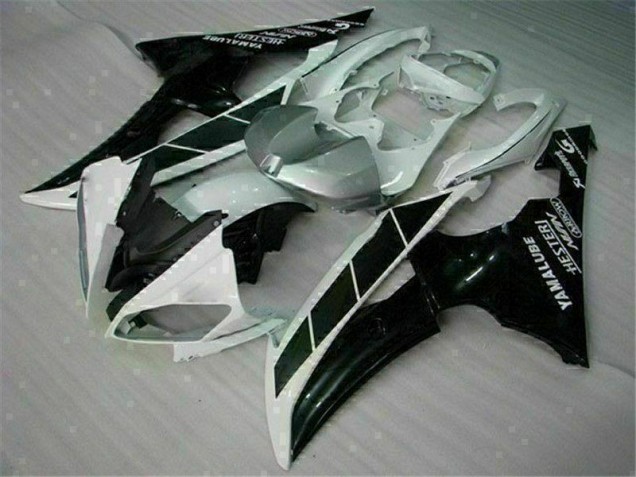 Affordable 2008-2016 White Black Yamaha YZF R6 Full Fairing Kit Canada