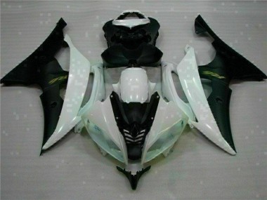 Affordable 2008-2016 White Black Yamaha YZF R6 Full Fairing Kits Canada
