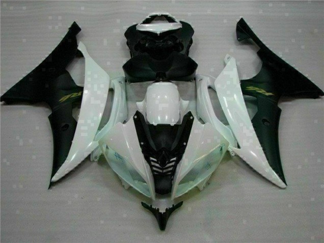 Affordable 2008-2016 White Black Yamaha YZF R6 Full Fairing Kits Canada