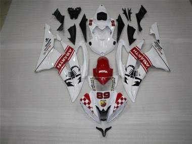 Affordable 2008-2016 White Yamaha YZF R6 Fairing Kit Canada