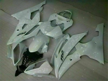 Affordable 2008-2016 White Yamaha YZF R6 Full Fairing Kit Canada