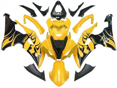 Affordable 2008-2016 Yellow Black Flame R6 Yamaha YZF R6 Motorcycle Fairings Canada