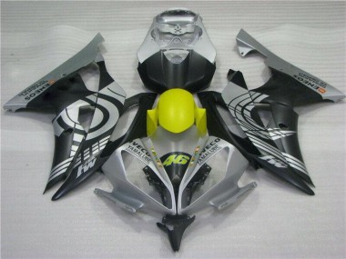 Affordable 2008-2016 Yellow Black Silver Yamaha YZF R6 Motorcycle Fairings Canada