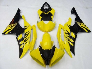 Affordable 2008-2016 Yellow Black Yamaha YZF R6 ABS Motorcycle Fairings Canada