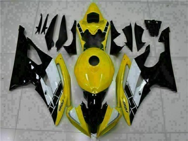 Affordable 2008-2016 Yellow Black Yamaha YZF R6 ABS Full Motorcycle Fairings Canada