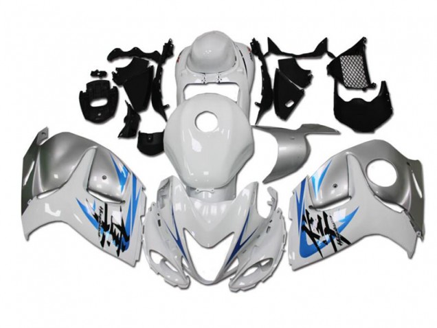 Affordable 2008-2019 White Blue Suzuki GSXR 1300 Hayabusa Motorcycle Fairings Canada Affordable 2008-2019 White Blue Suzuki GSXR 1300 Hayabusa Motorcycle Fairings Canada