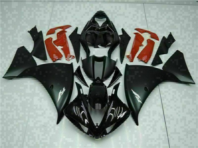 Affordable 2009-2011 Black Red Yamaha YZF R1 Motorcycle Fairings Canada