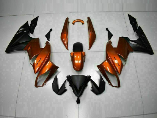 Affordable 2009-2011 Orange Kawasaki Ninja EX650 Motorcycle Fairings Canada Affordable 2009-2011 Orange Kawasaki Ninja EX650 Motorcycle Fairings Canada