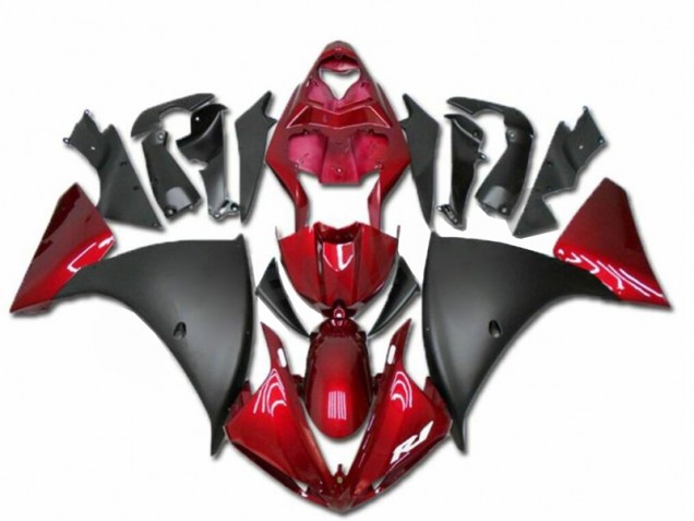 Affordable 2009-2011 Red Black Yamaha YZF R1 Motorcycle Fairings Canada