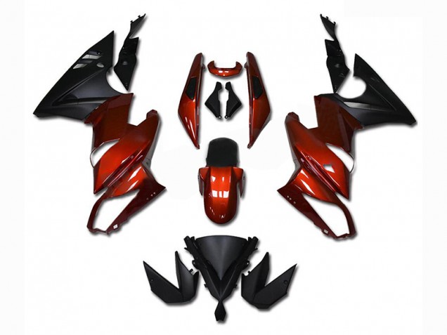Affordable 2009-2011 Red Kawasaki Ninja EX650 Motorcycle Fairings Canada Affordable 2009-2011 Red Kawasaki Ninja EX650 Motorcycle Fairings Canada