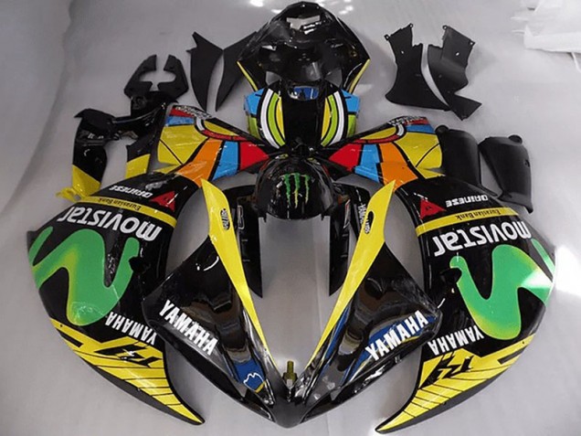 Affordable 2009-2011 Rossi Moviestar Yamaha YZF R1 Motorcycle Fairings Canada Affordable 2009-2011 Rossi Moviestar Yamaha YZF R1 Motorcycle Fairings Canada